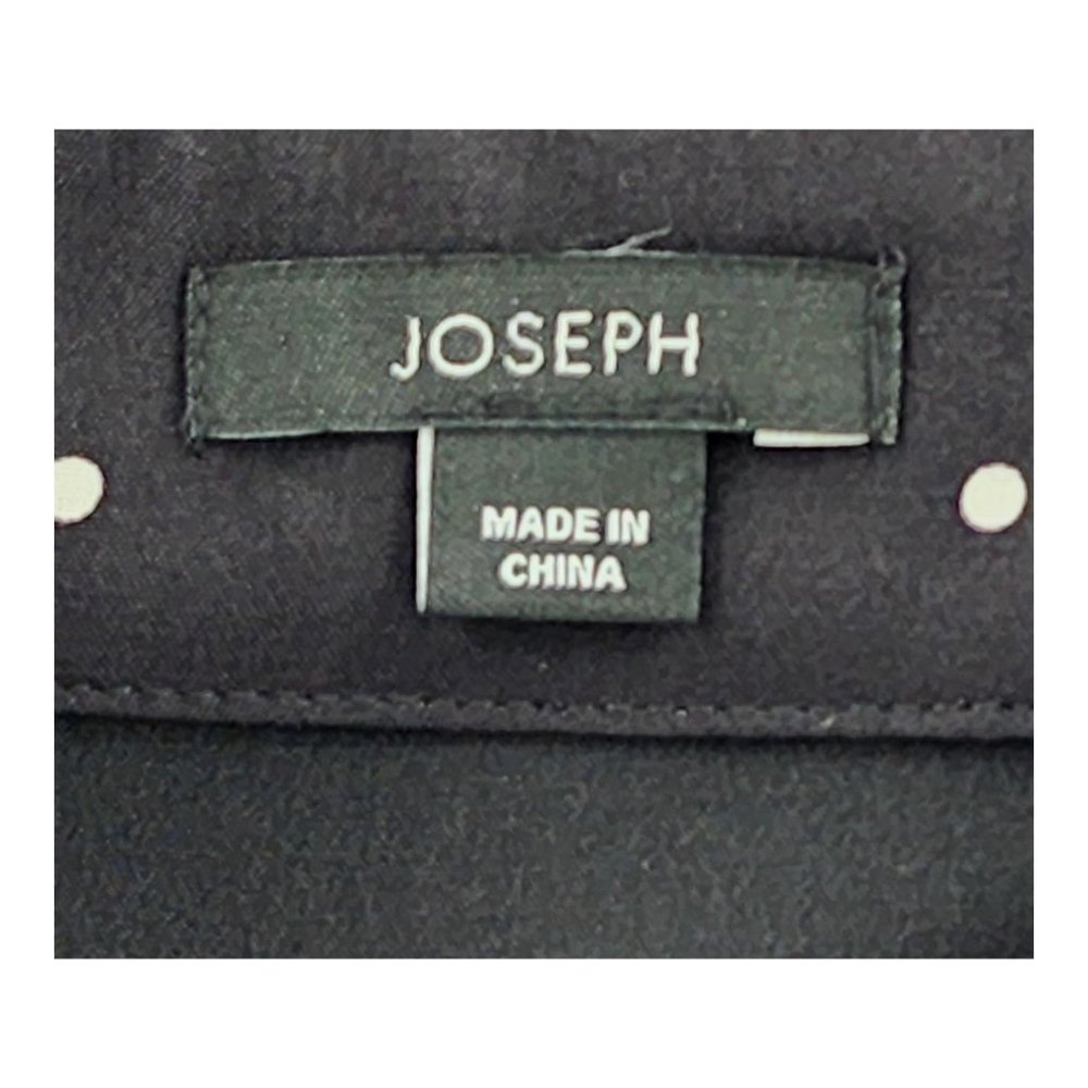 JOSEPH NWT Brooks Silk Black / Ivory Polka Dot Shirt - Picture 11 of 13